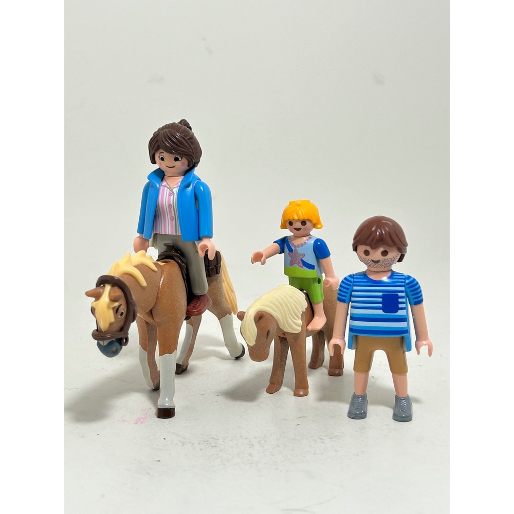 Playmobil Family Horse Riding Set Figures and Horses Equestrian Farm Toy